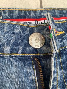 D&amp;G low rise straight fit jeans