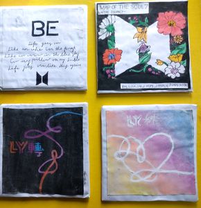 4 BTS ALBUM POSTERS