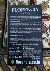 Florecnia Paris Innocence EDP
