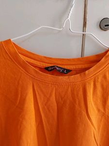 Orange Oversized Tee