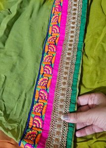 🔻Price Drop-Multicolour Saree With Blouse