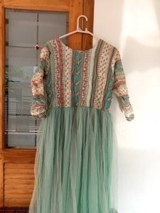 Boho Style Tulle Gown