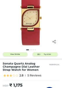 Sonata Brick Colour Women's Watch ⌚