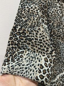 Tiger Print Mid-Length Dress