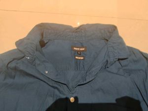 Men's Classic Blue Button-Down Shirt