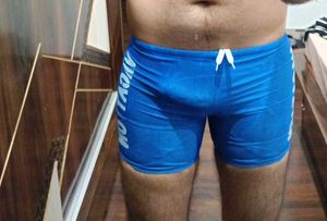 Blue Vacation trunks M size