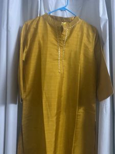 VredeVogel Yellow Kurta