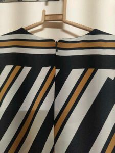 Chic Geometric Print Dress