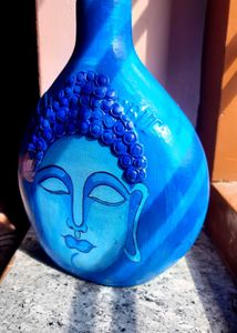 Buddha Bottle Painting