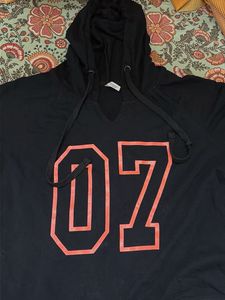 Black Graphic Hoodie