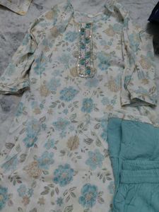 Floral Print Kurta Set