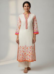 Elegant Embroidered Kurta