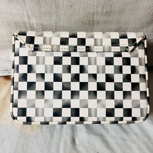 checks pattern sling back