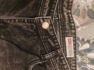 trendy charcoal baggy jeans