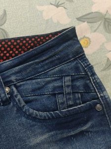 Blue Denim Shorts