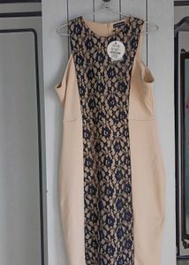 🆕Chic sheath Lace Panel Dress