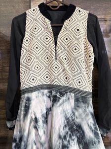 Elegant Gown - Tie-Dye Print