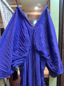 Vero Moda Marquee Purple Pleated Maxi Dress
