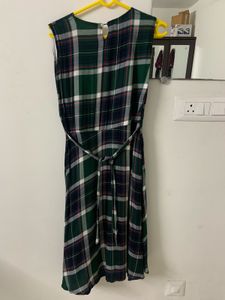 Classic Plaid Dress With Extra Sleeves