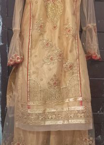 Elegant Embroidered Kurta Set with Palazzo