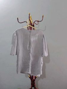 Stylish Grey Wrap Top