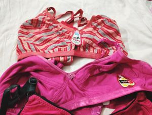 36" Cotton Bras Set of 4