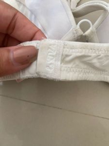 White Padded Bra