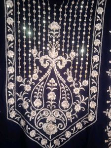 Elegant Navy Blue kurti