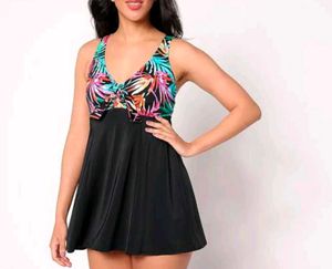 Plus SIZE Colorful Swimsuit
