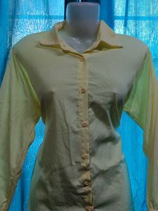 Yellow Button-Down Shirt