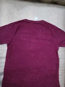 Sparkly Maroon T-Shirt