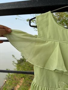 Girls Green Dress