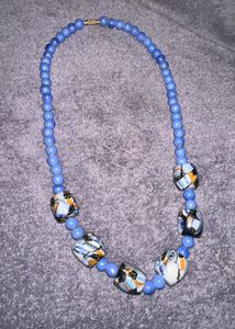 Unique Murano Glass Bead Necklace