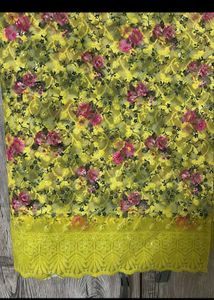 Beautiful Floral Print Saree