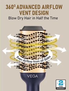 VEGA Women Volumizer Hair Dryer Brush