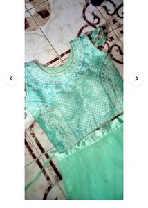 Net Light Weight Flared Lehanga