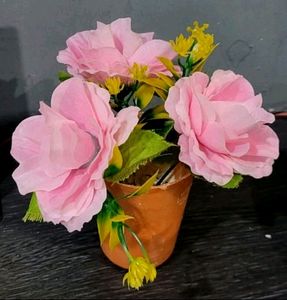 pink🌹 Rose Flower &amp; Pot