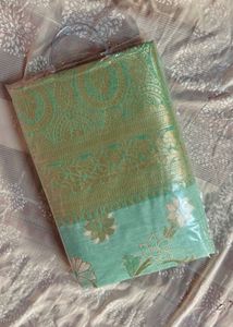 New Cotton Silk Saree with Blouse (Women’s)