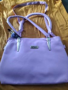 🔥Premium Lavender Handbag1500 rs  &amp; free secret g