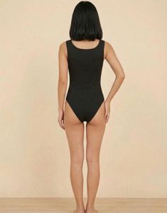 Sleek Ribbed Square Neck Bodysuit
