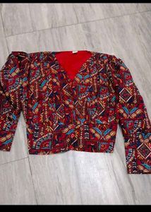 imported fabric crop top
