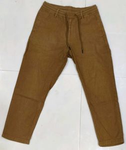 Comfortable Men's Brown Corduroy Pants