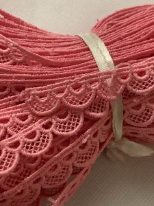 Pink Lace Trim