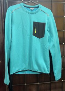 Turquoise Crew Neck Sweatshirt