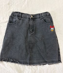 Cute Daisy Duck Denim Skirt