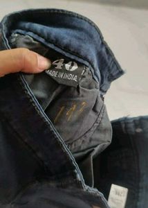 Classic Black Washed Denim Jeans