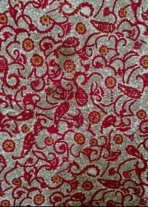 multi colour crape saree