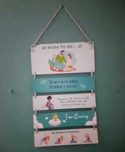 Pregnancy Wall Hanging And Cushion Combo