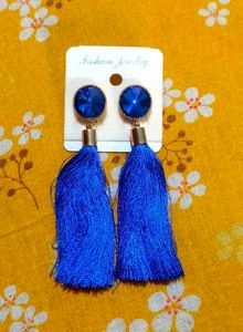 Royal Blue Statement Earrings Combo