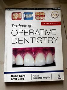 Textbook of Operative Dentistry